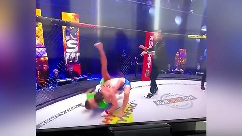 Brawl erupts at polish KSW MMA event after fighter slams opponent after the bout finished