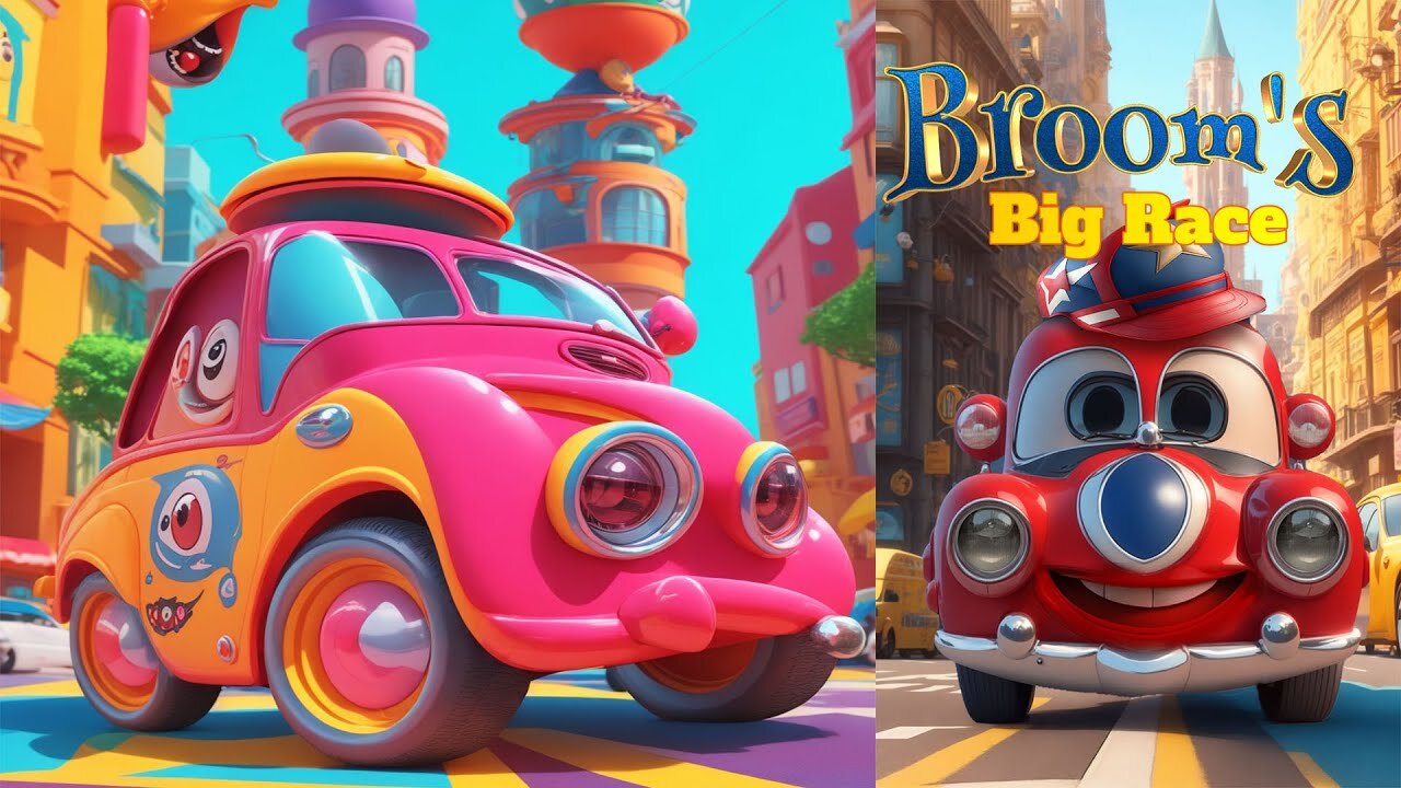 Broom's Big Race | Best New Cartoon for kids Stories for Grown ups | Bedtime Stories