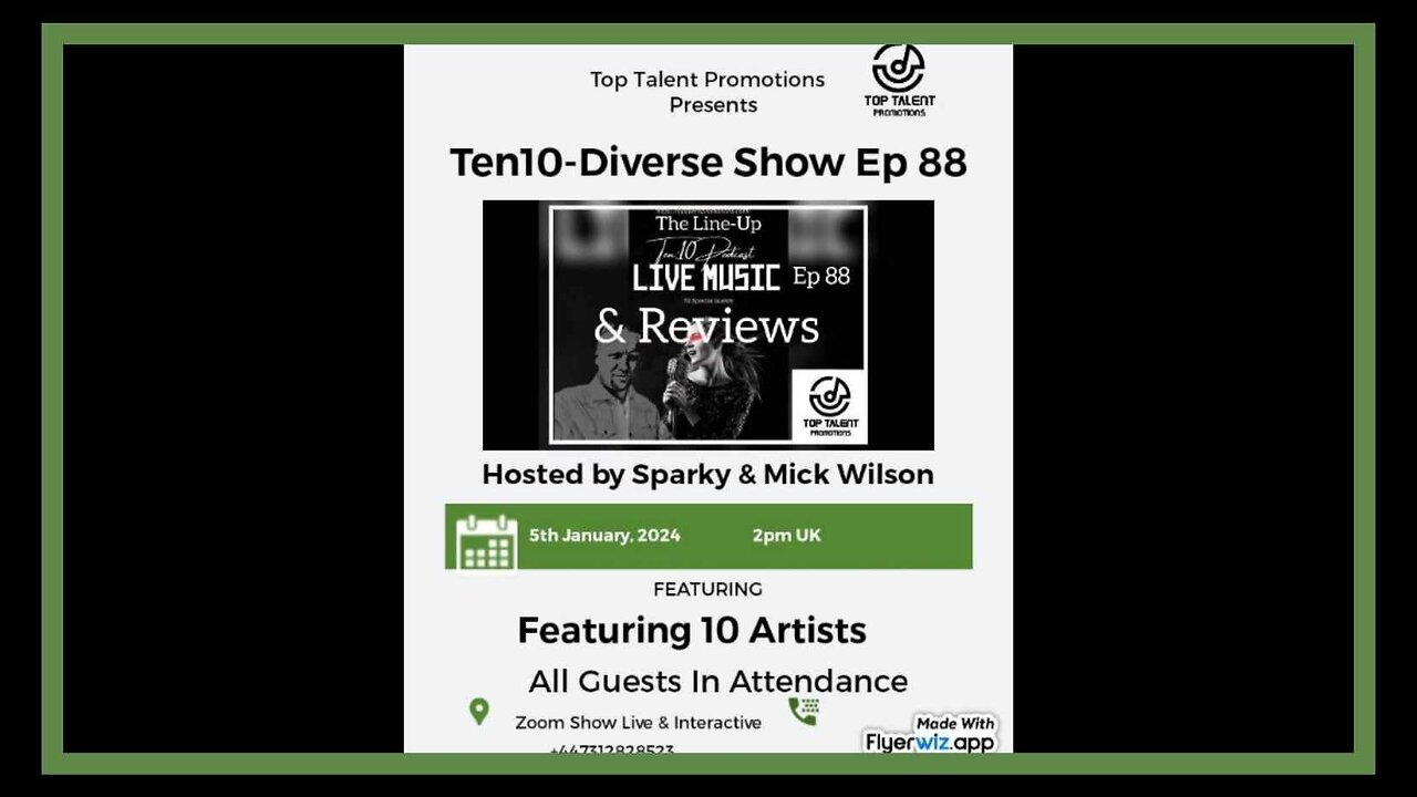 Sparky's Ten10-Diverse Show Ep 88