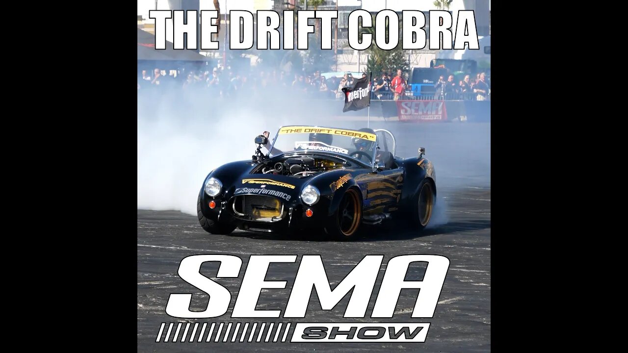 900WHP Supercharged Coyote Superperformance Shelby Cobra Drift Car at SEMA