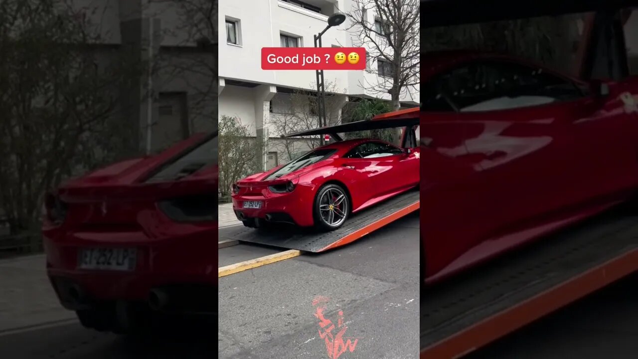 Ferrari 488 GTB platform failure 2023 #epic #fail #ferrari2023 #viral #fyp #epicfail