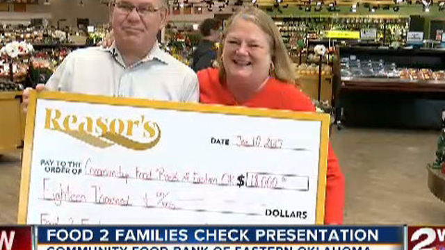 Food 2 Families: Green Country Donates $18,000 to Community Food Bank of Eastern OK