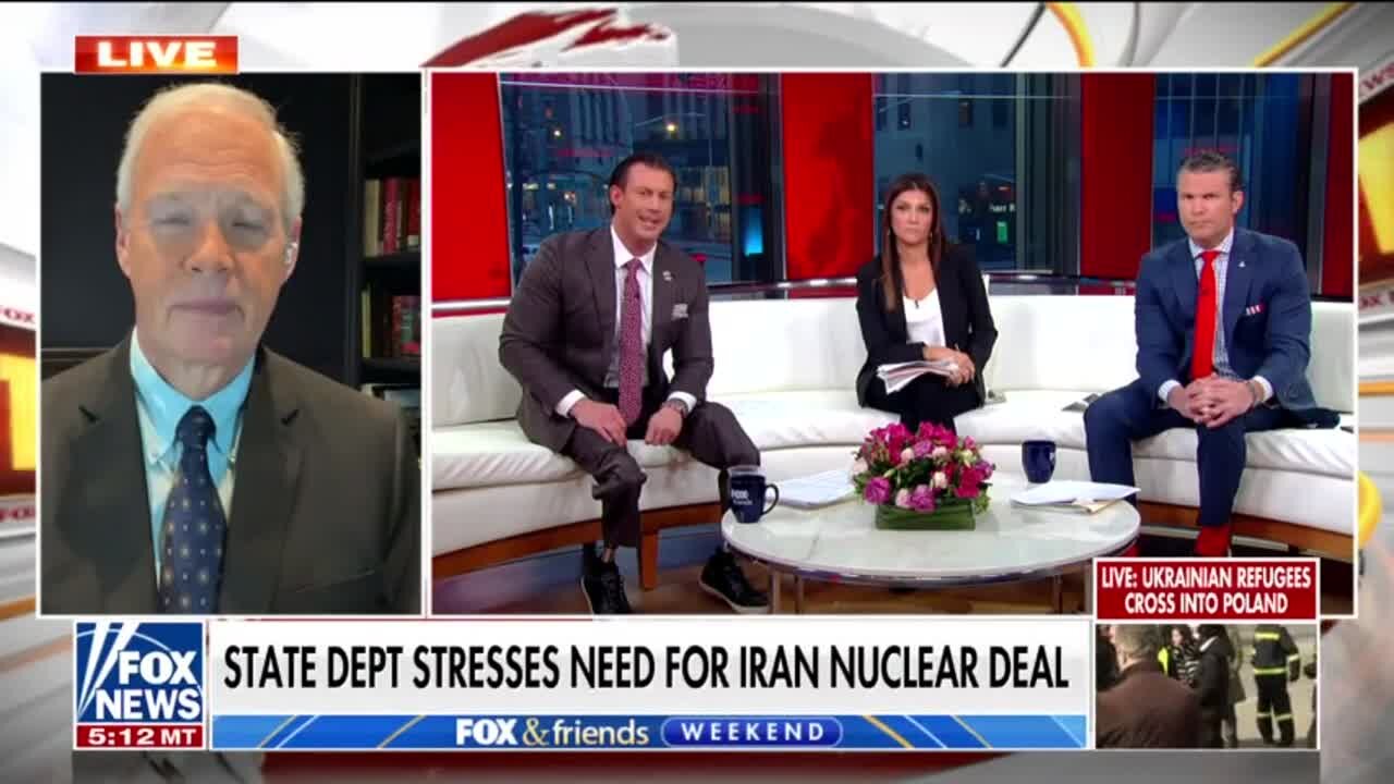 Sen Johnson Blasts Biden's Grotesque Weakness On Iran Deal