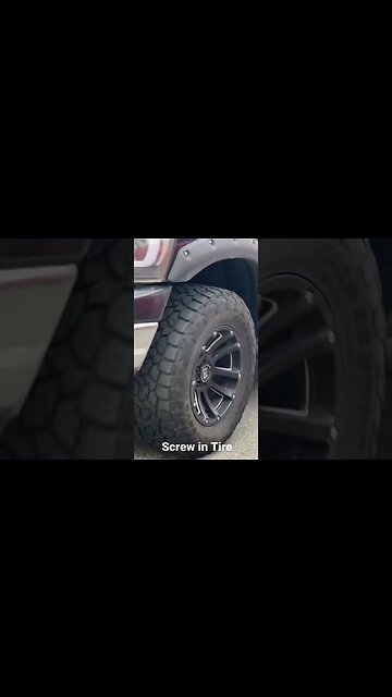Found screw in tire