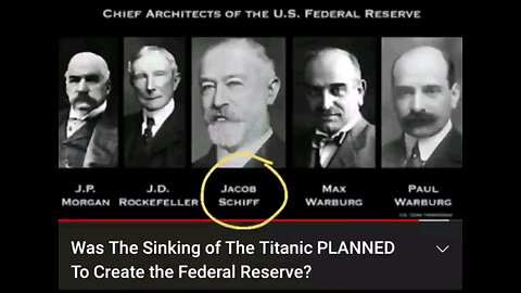 1912 Titanic - 1913 fed res act