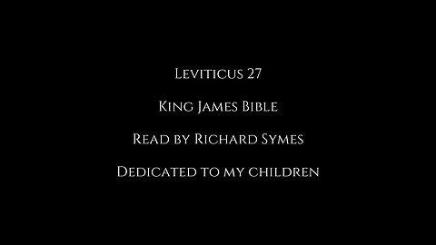 Leviticus 27