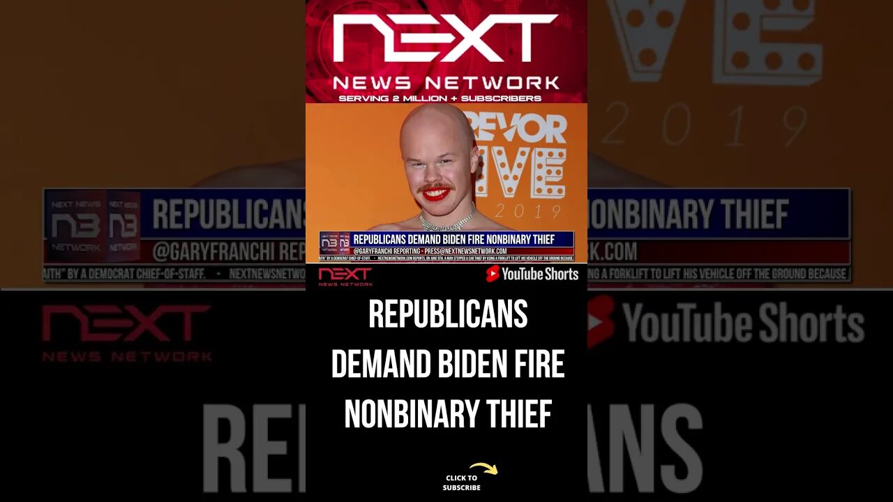 Republicans DEMAND Biden Fire Nonbinary Thief #shorts