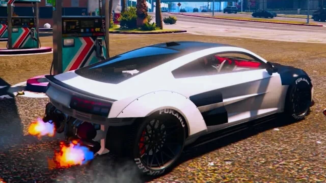 GTA5 NEW R8 Widebody Obey 10F TWIN TURBO💥