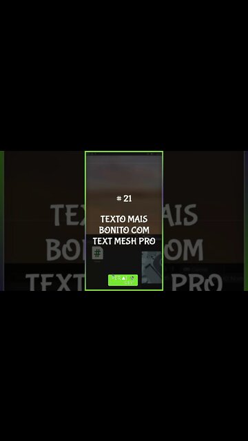 #shorts TOP 21 dicas para Unity 🔥