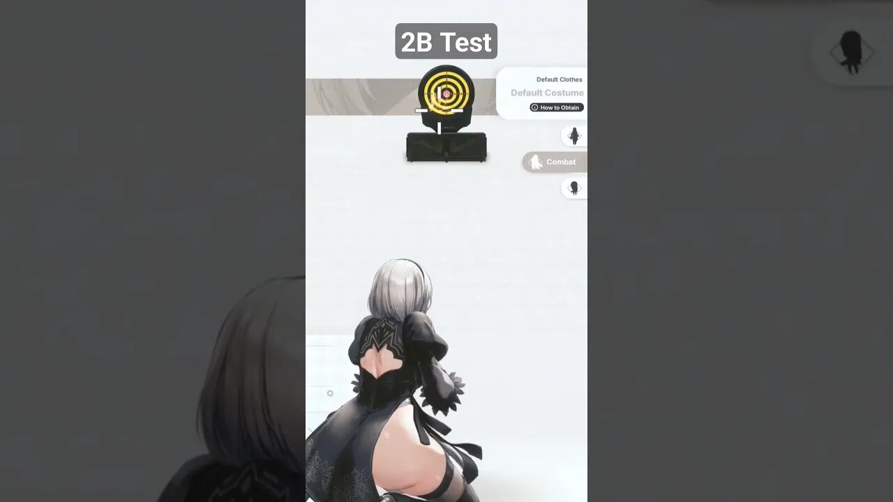 Nikke: 2B Weapons Test