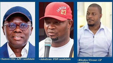 Battle for Lagos: Sanwo-Olu, Adediran, Rhodes-Vivour retool Tinubu, spotted voting in Lagos