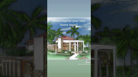 Artistic concept for a new home. What inspires your new home ideas? #belize #caribbeandesigner