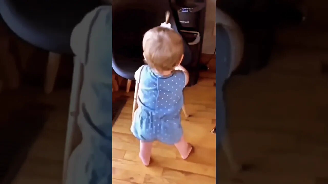 Funny baby dance