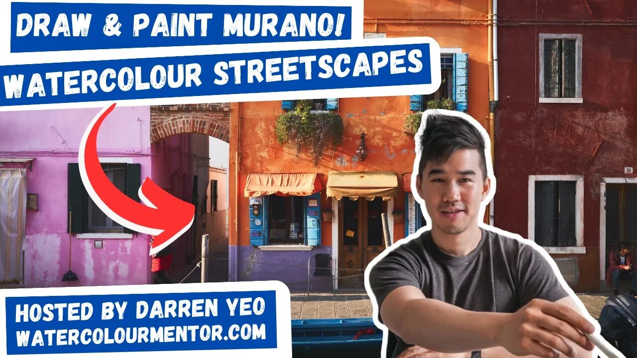 Line and Wash Masterclass: Let's Paint Murano!