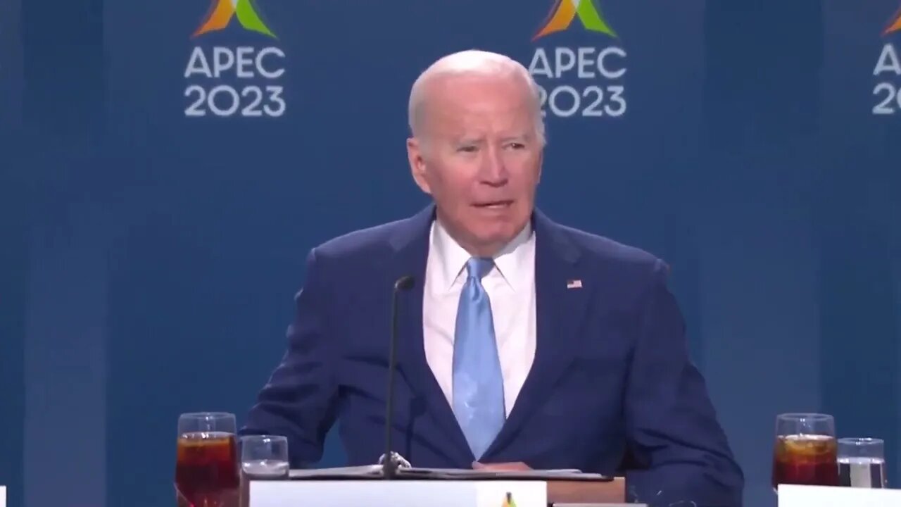 Biden Explains His Lack Of Punctuality: "I Was Waiting Out There For The Tide To Subside"