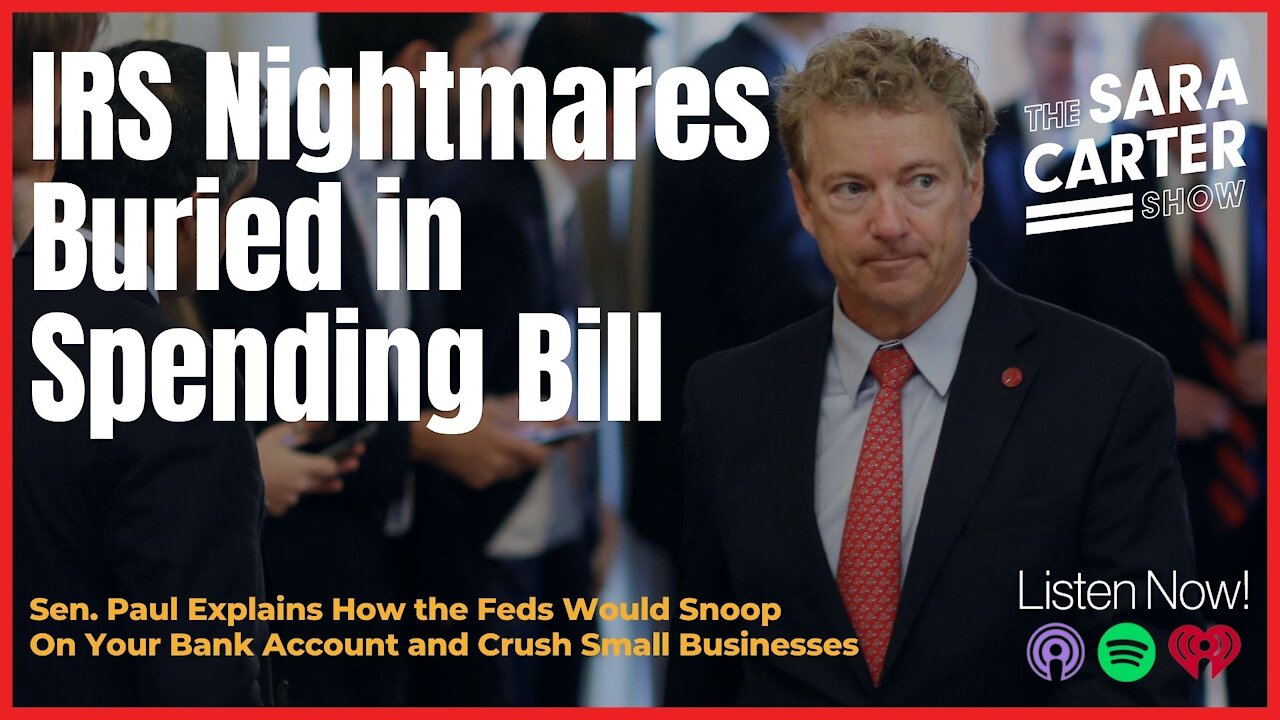 Sen. Paul: IRS Nightmares Buried in Massive Spending Bill