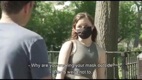 -WHY ARE PEOPLE WEARING MASKS OUTSIDE SURVEY? HUMANS ARE SUPPOSED TO BE INTELLIGENT