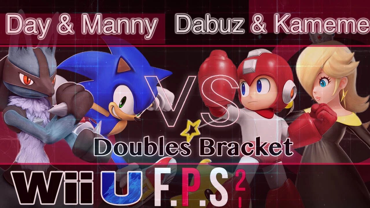 RNG|Dabuz & Kameme vs. Oni Day & Noble|Manny - Wii U Doubles - FPS2