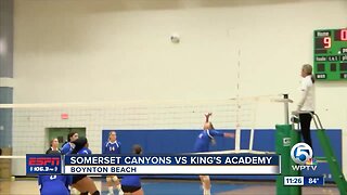 Somerset Canyons vs King's Academy volleyball 9/10