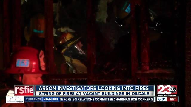 Arson investigators are looking into string of fires sparked in same day in Oildale