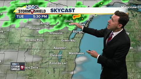 Michael Fish's NBC26 Storm Shield weather forecast