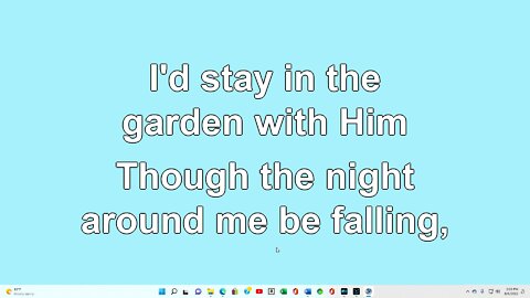 In the Garden Verse 3