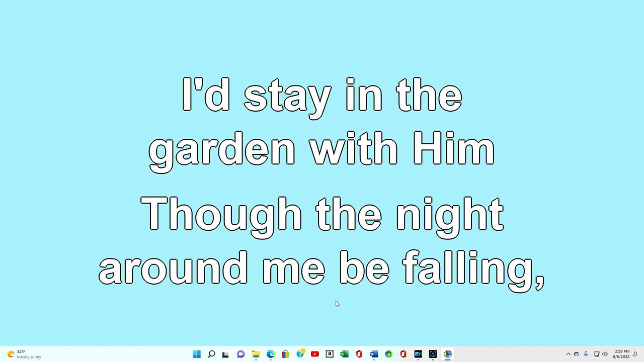 In the Garden Verse 3
