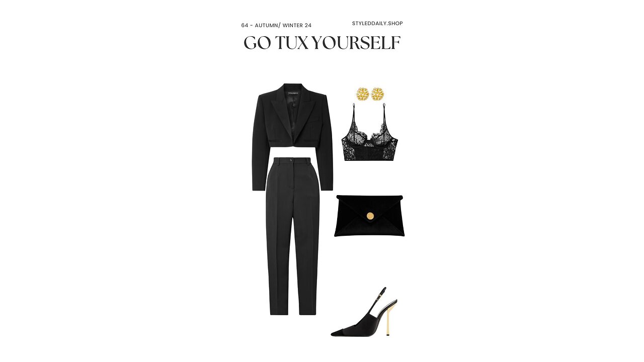 Styling a reimagined classic tuxedo through a modern, feminine lens 🌙✨ | Styled Daily