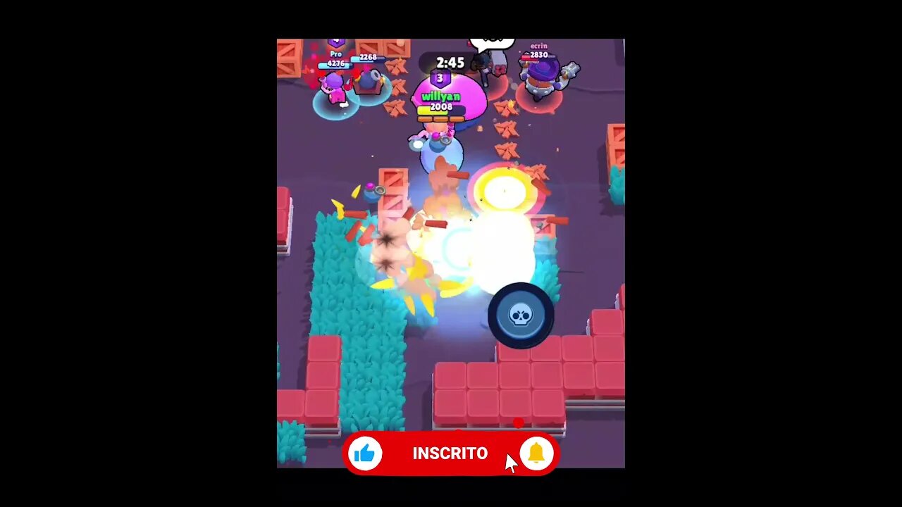 SUPER DA BRAWLER PIPER EM SLOW MOTION BRAWL STARS #223 #SHORTS