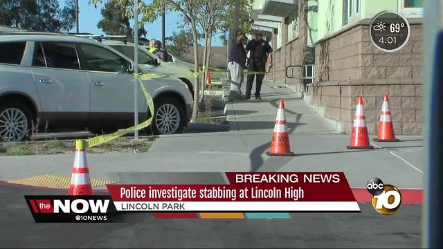 Police investigate report of stabbing at Lincoln High