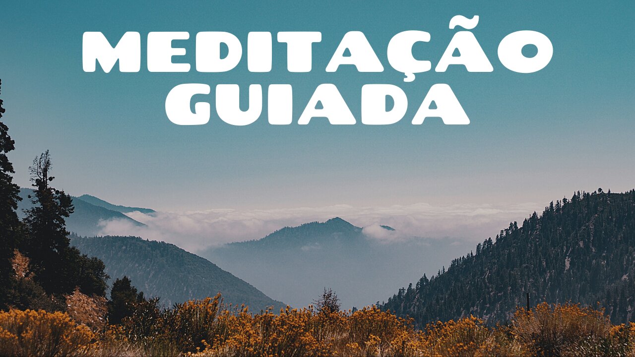 Meditação guiada, inalando Sinto-me como uma flor