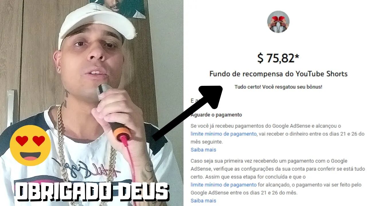 FUI QUALIFICADO PARA RECEBER O FUNDO DE RECOMPENSA DO YOUTUBE SHORTS 😍