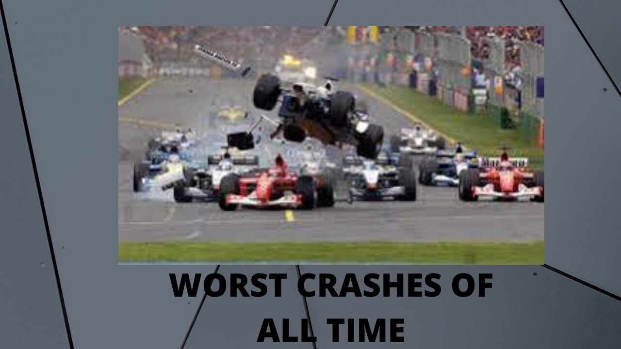 Worst Crashes of All Time - Formula One, Indycar, F3000 And More