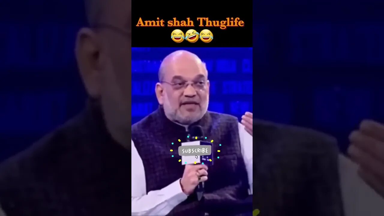 Amit shah saves reply 😂 Amit shah ji Thuglife funny video kejriwal #shorts #roast #shortvideo