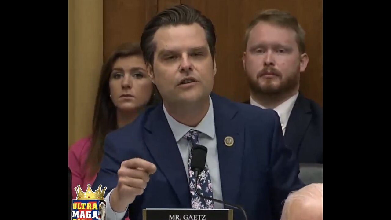 REPUBLICAN REP. MATT GAETZ💜🇺🇸🏅EXPOSE FBI DIRECTOR CHRISTOPHER WRAY🎭🏛️💫