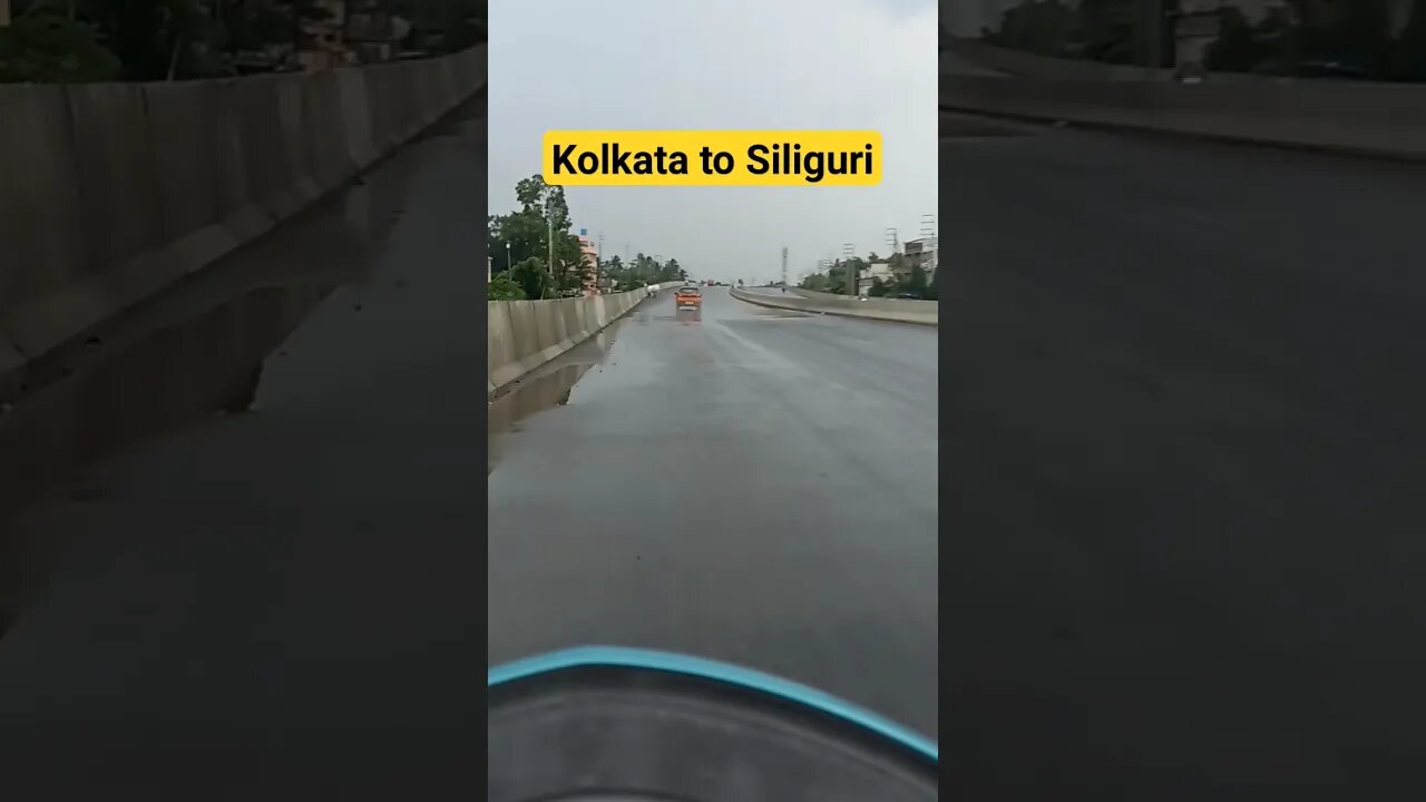 Kolkata to Siliguri by bike ride | #shorts #travel #travelvlog #trending #reels #viral