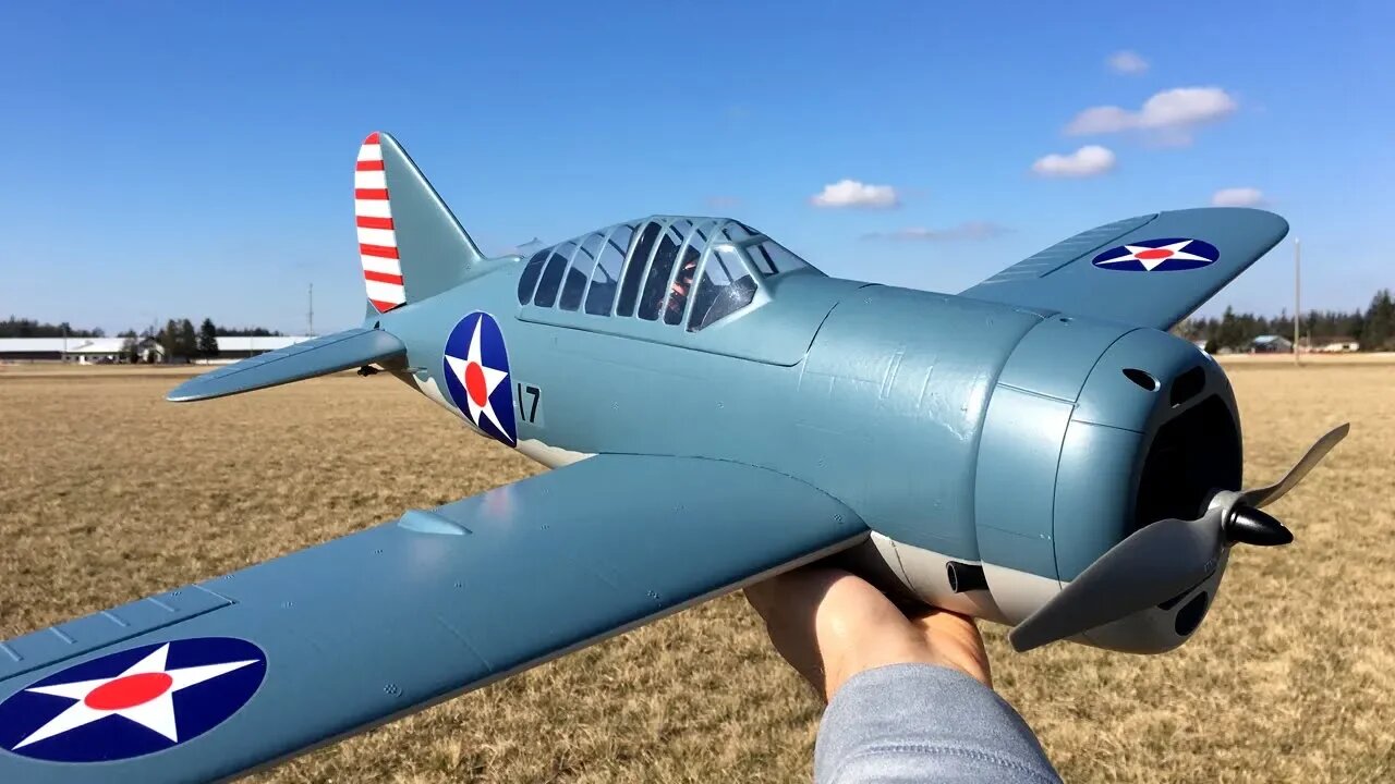 Durafly Brewster F2A Buffalo 920mm PNF RC Warbird Second Flight