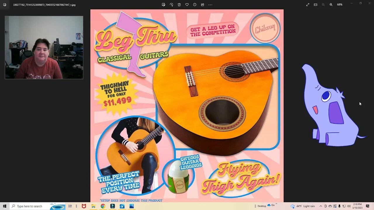 Leg Thru Guitar And More! 🎸