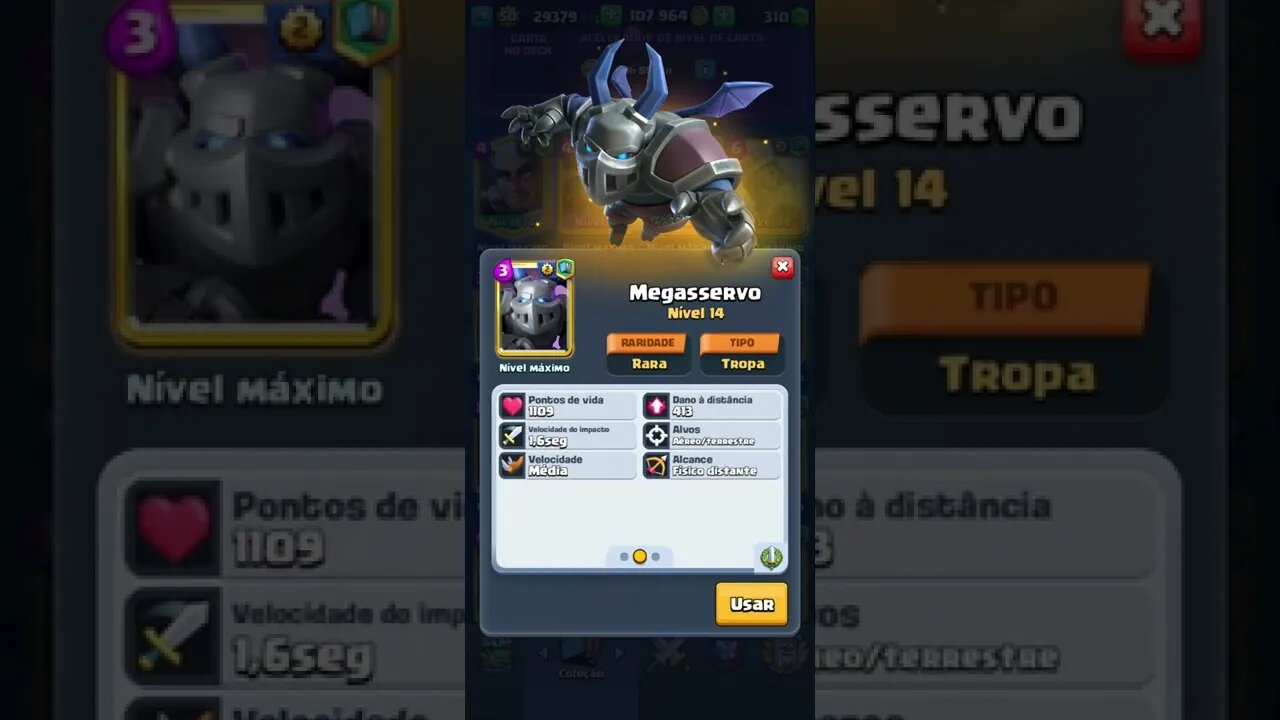 CLASH ROYALE - MEGASSERVO NÍVEL MÁXIMO