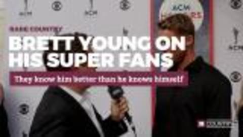 Brett Young on his super fans | Rare Country