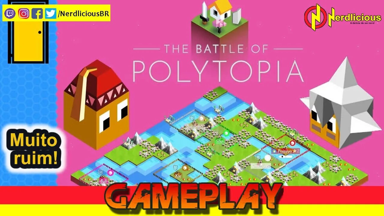 🎮 GAMEPLAY! Jogamos THE BATTLE OF POLYTOPIA no Nintendo Switch! Será que é bom? Confira Gameplay!