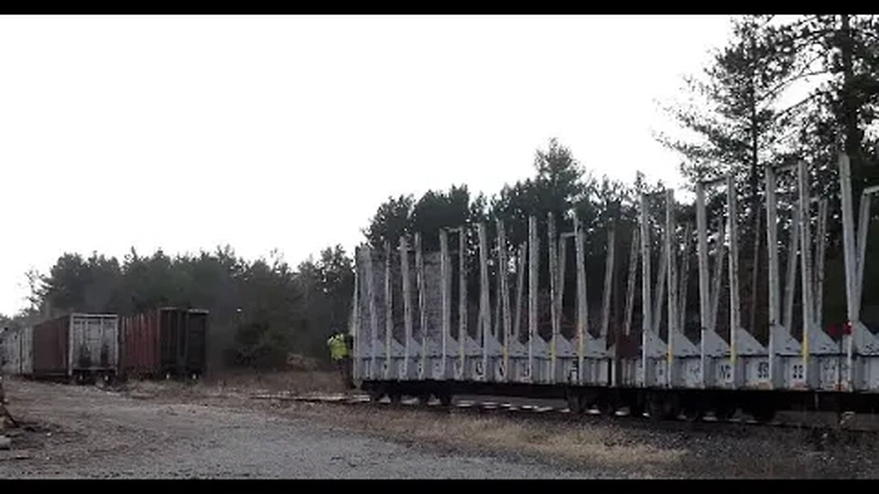 Mega-Log-Hauler Over-Load PLUS Switching In Pembine, WI! #trains #trainvideo PART 1 | Jason Asselin