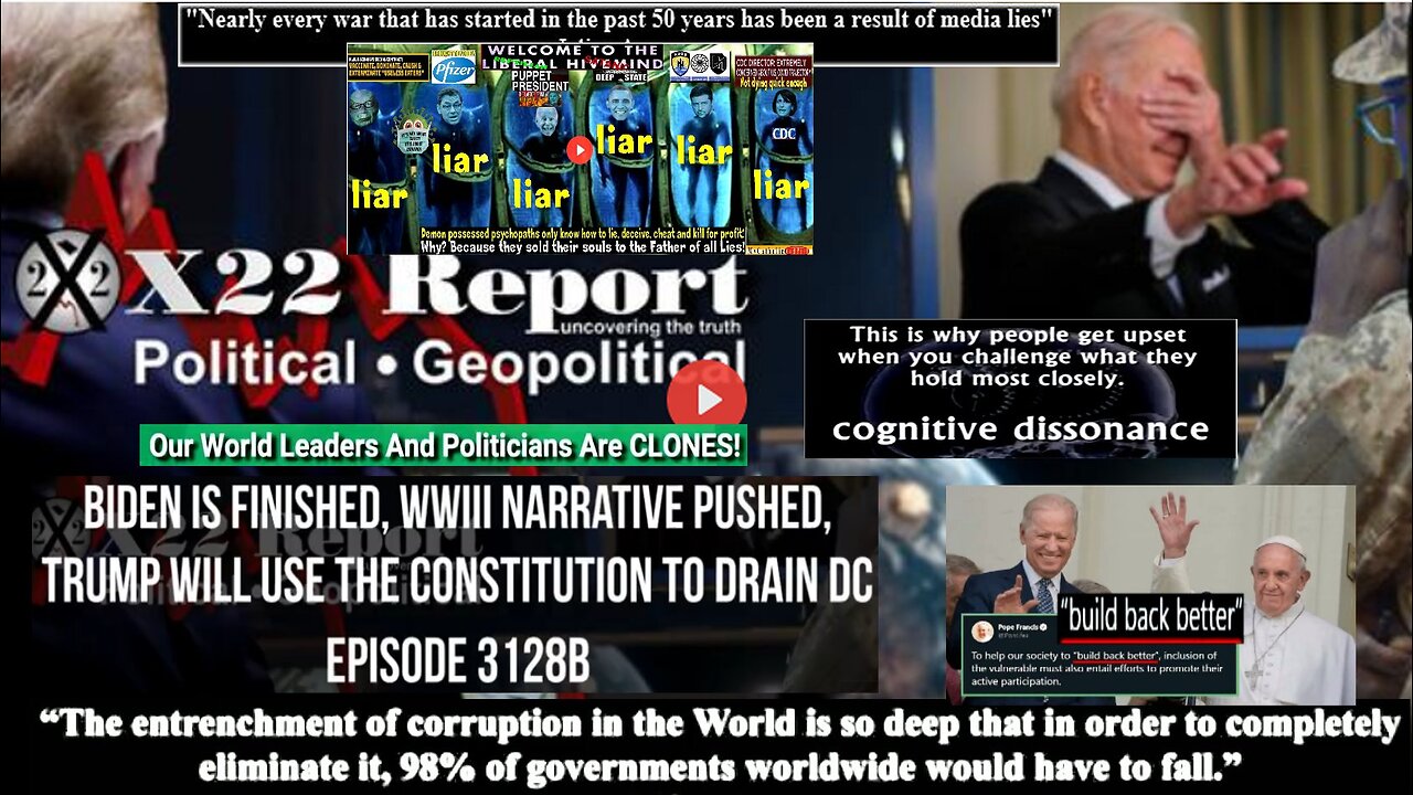 Ep 3128b - Biden Is Finished, WWIII Narrative Pushed,Trump Will Use The Constitution To Drain DC