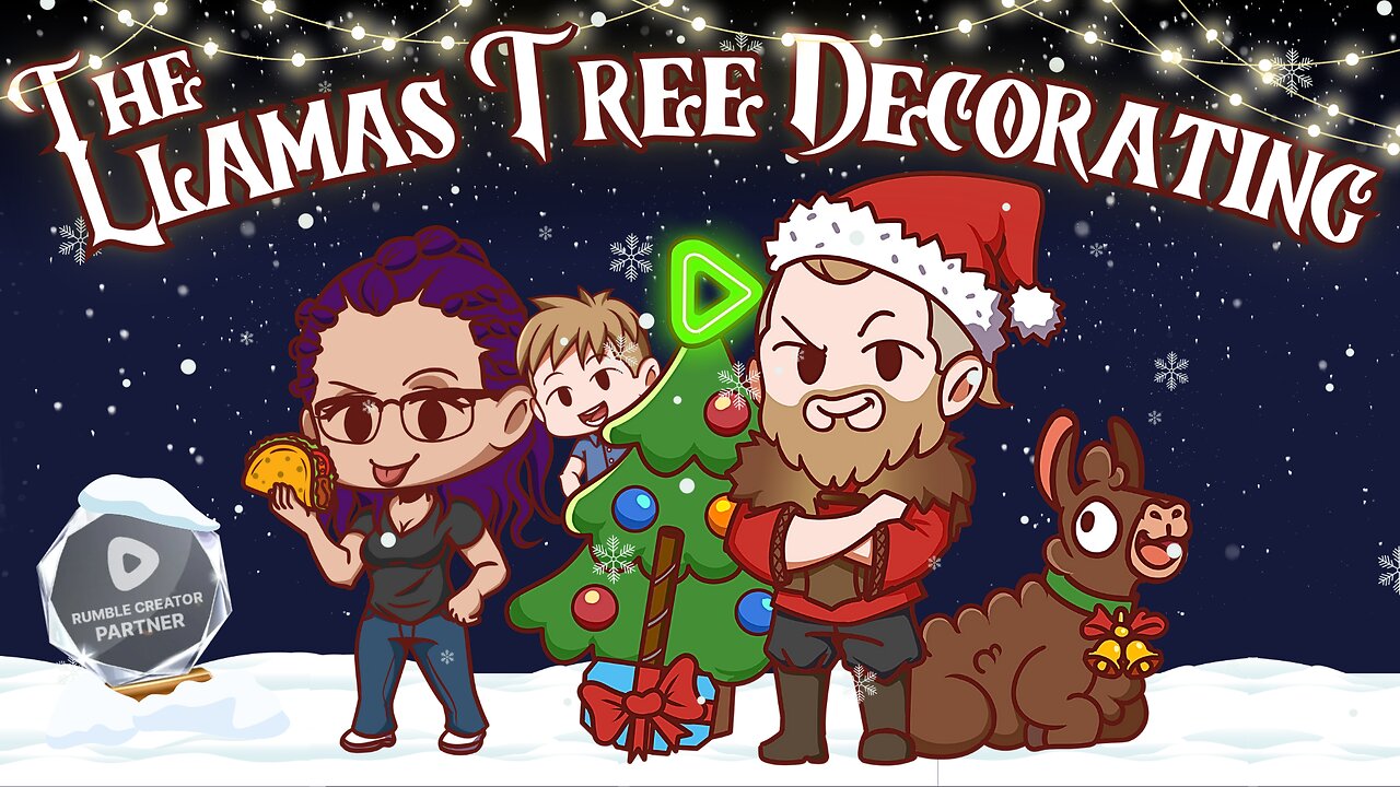 PARTNERED CREATOR | Llama Family Tree Decorating Stream!