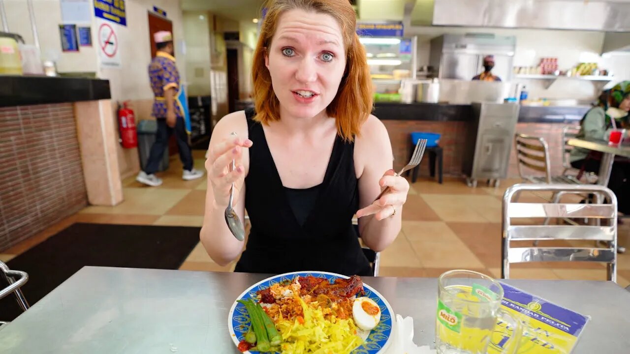 American trying Nasi Kandar for the first time!