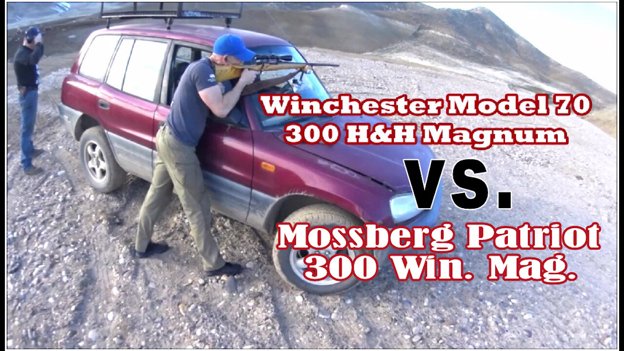 Mossberg Patriot 300 Win Mag (w/Witt Muzzle Brake) VS. Winchester Model 70 300 H&H Magnum Wapp Howdy