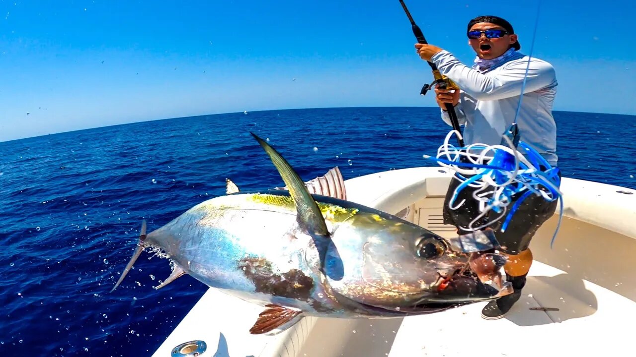 Offshore Trolling and Deep Dropping *NON-STOP Action* (Catch and Cook)