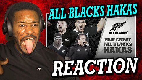 UNREAL ENERGY! | FIVE GREAT ALL BLACKS HAKAS | REACTION!!!