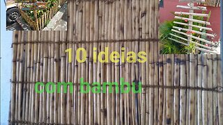 10 ideias para fazer com bambu @bambutotal