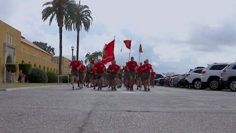 Bravo Company Motivational Run